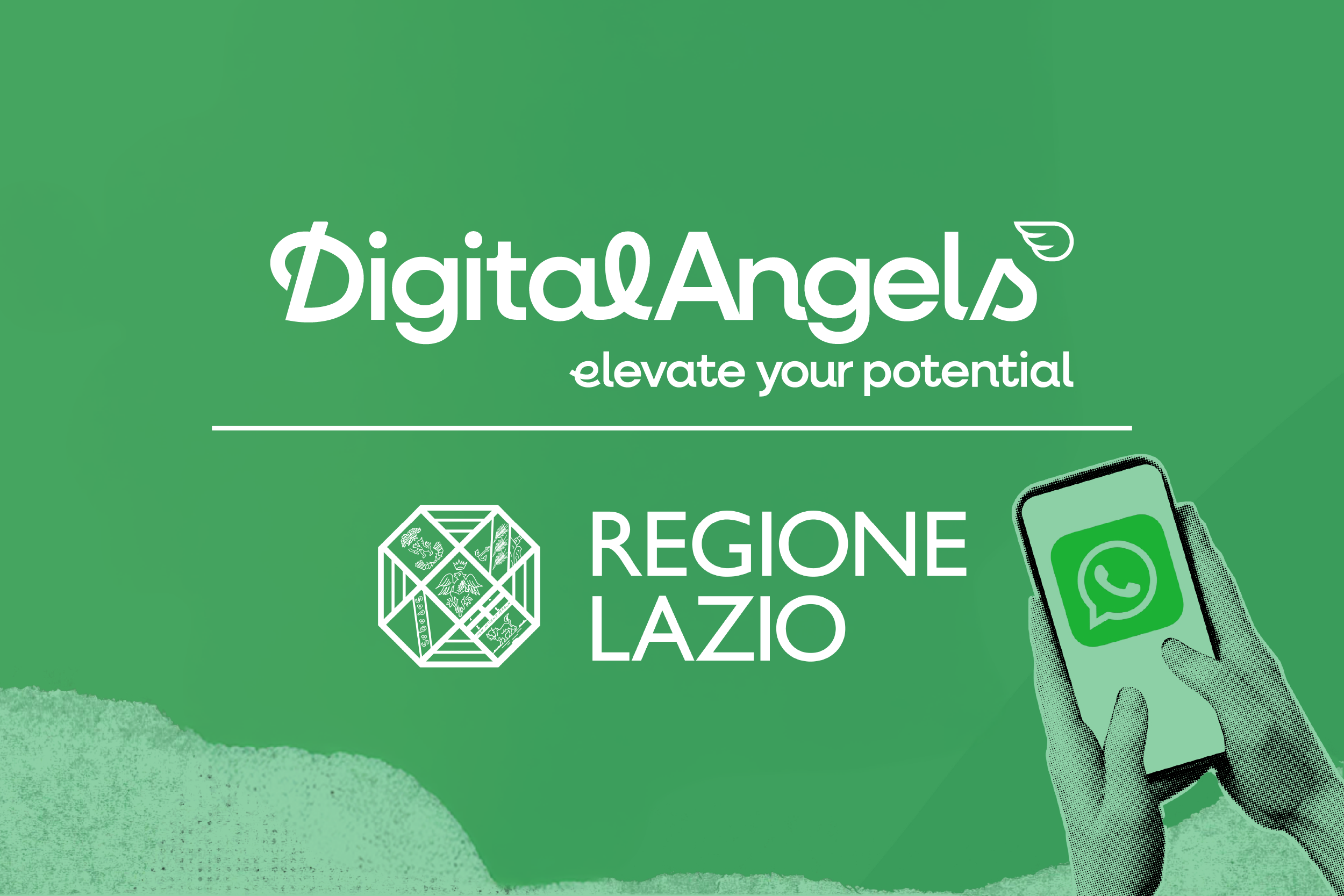 Digital Angels a supporto di Regione Lazio per aumentare gli iscritti al canale WhatsApp